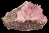 Cobaltoan Calcite Crystal Cluster - Bou Azzer, Morocco #90312-1